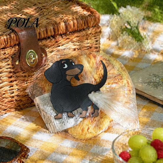 Durable Sealing Clamps Dog Butt Food Bag Sealer, Funny Chip Clip for Bread Snacks, Preservation Clips 3D Printed Plastic Clips, Reusable Kitchen