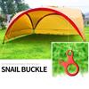 Outdoor Carabiner Outdoor Rope Tool Snail Wind Rope Buckle Slip