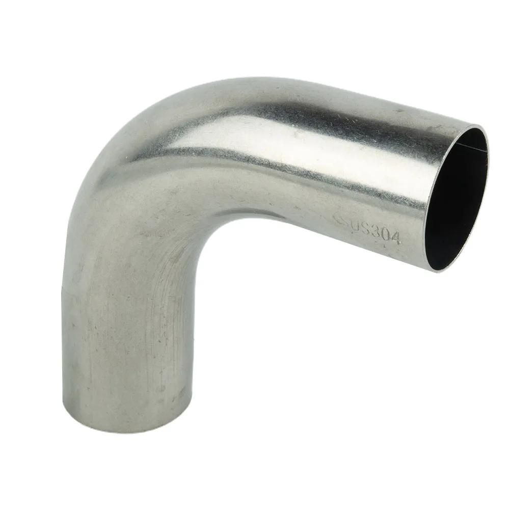 Stainless Steel Elbow 90 Degree Mandrel Bend 90 ° Tube Polished Pipe DIY For Repairing Pipes In Automotive Exhaust Systems