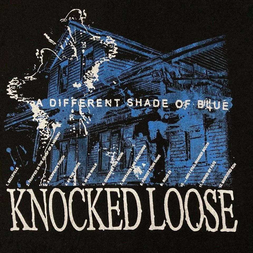 

Rare Knocked Loose Cotton Short Sleeve Gift For Fan Black All Size TShirt Unisex T-Shirt M