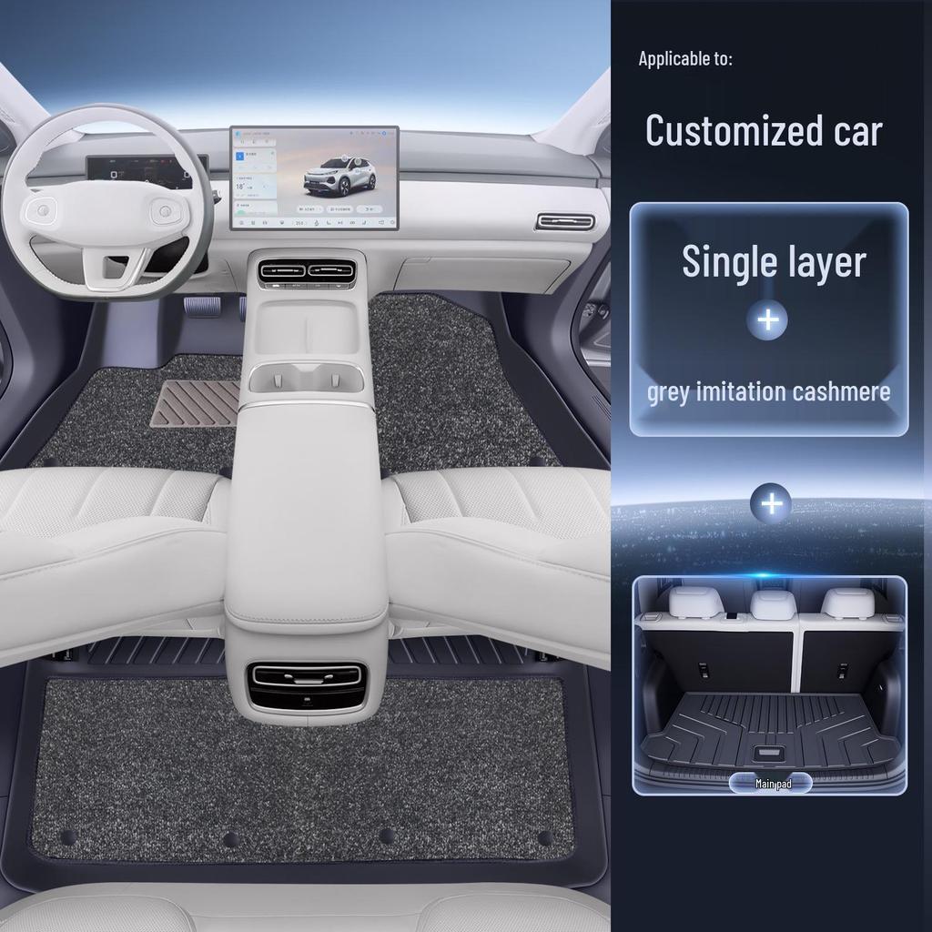 Fully Enclosed TPE Floor Mats for Geely Emgrand Models - 5th Gen Interior Accessories, Kui Xi