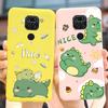 For Xiaomi Redmi Note 9 Case Cute Dinosaur Cartoon Cover Soft Silicone Phone Case For Redmi Note 9 Pro Max Note9 S Fundas Bumper