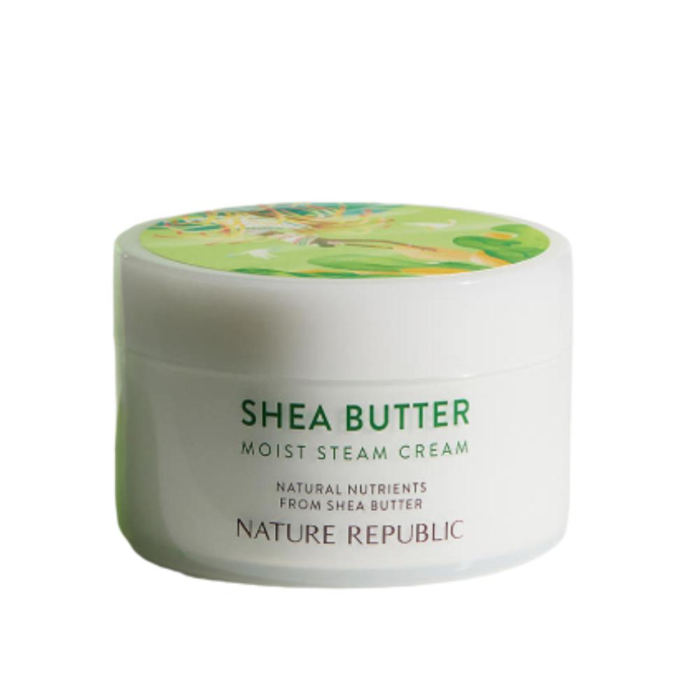 Nature Republic Shea Butter Steam Cream (100ml): High-Performance Hydrating Cream formulated with 100°C Steam Technology for Maximum Absorption