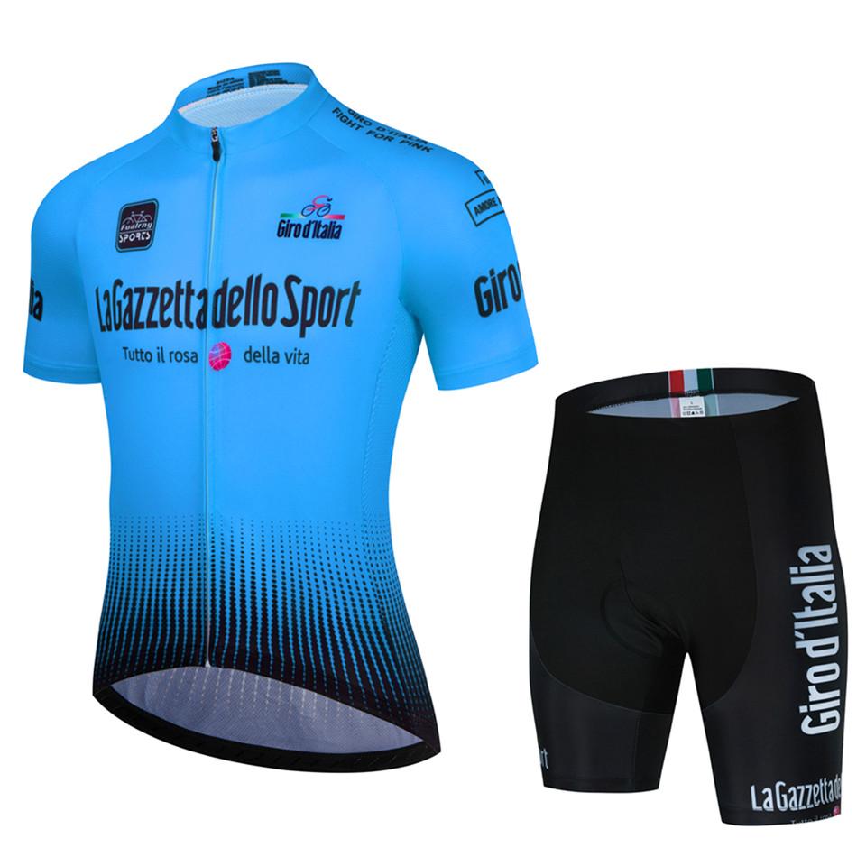 

2026 Tour Of Italy Summer Bicycle Clothes Cycling Jersey Set Road Bike Short Sleeve Cycling Clothing Men Mtb Jersey Set Sport Wear XL