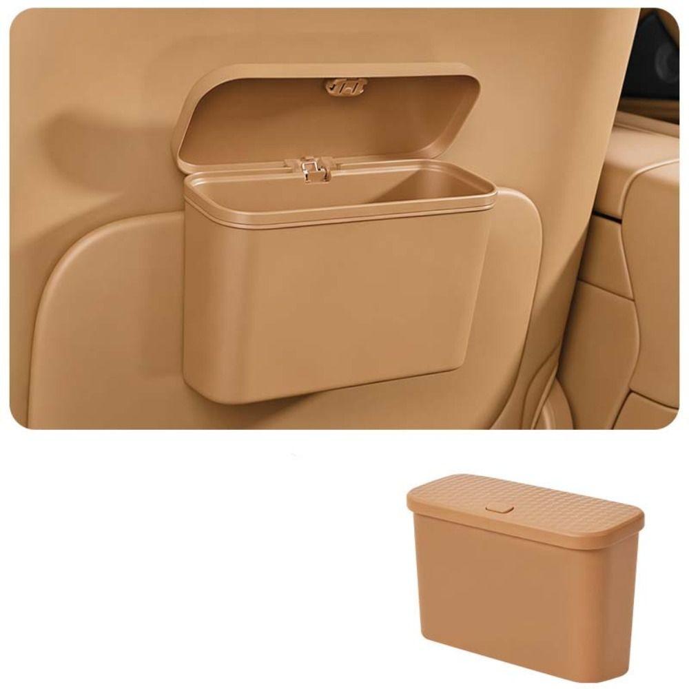 Car Mounted Car Storage Organizer Box Multifunctional Car Trash Can for Wet and Dry Use