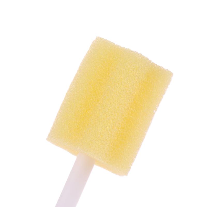 100Pcs Disposable Sponge Stick Multi-Function Oral Swabs Single Use Cleaning Accessories Professional Cavity Supply