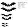 Gruselige Eingang Dekoration Halloween 3D Beleuchtete Fledermaus Wanddekoration, Abnehmbare Filz Fledermaus Aufkleber, Verschiedene Montierte Verzierungen Größe, LED Leuchtende Haftsticker