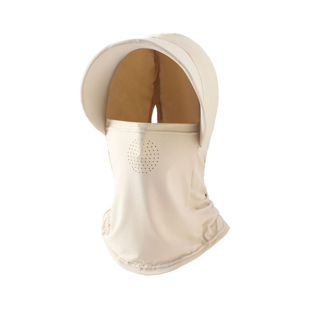 Breathable Visor Cap with Shawl Sunscreen Hat New Pullover Cap Outdoor Sports