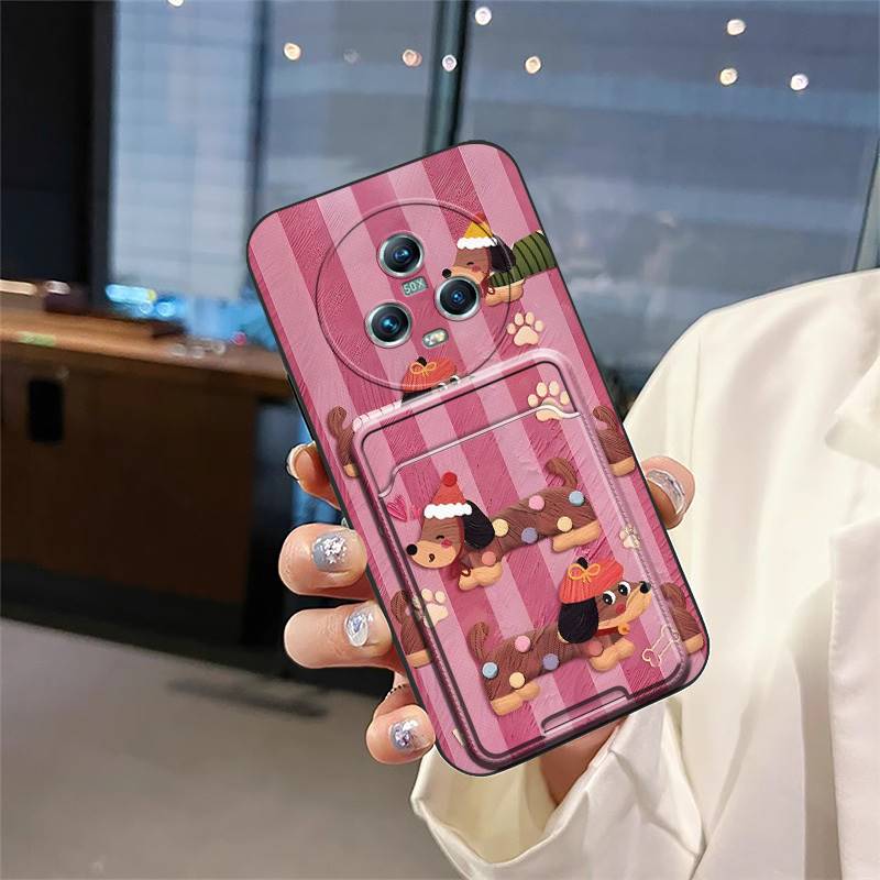 Fashion Design Durable Phone Case For Honor Magic5 Protective Cartoon Anti-dust Dirt-resistant Silicone Soft Case TPU