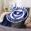 1PC Portsmouth Football Club Patterned Flannel Blanket Suitable For All Seasons for Home Decor Warmth and Comfort Gifts Holiday Present