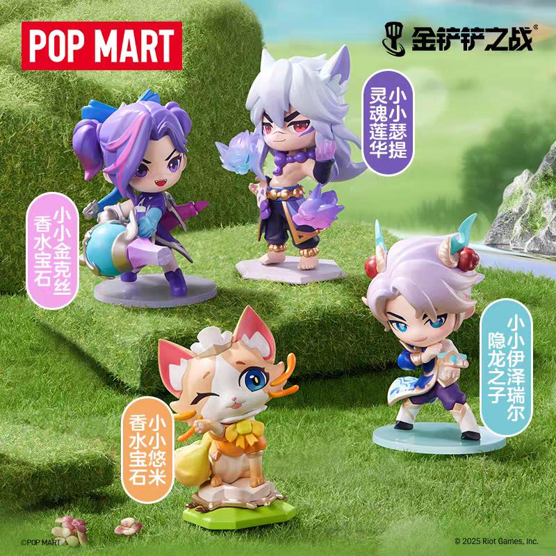 Original POPMART Teamfight Tactics Little Legend Series 2nd Trendy Blind Box High Quality Figures Decoration Surprise Gifts Toys