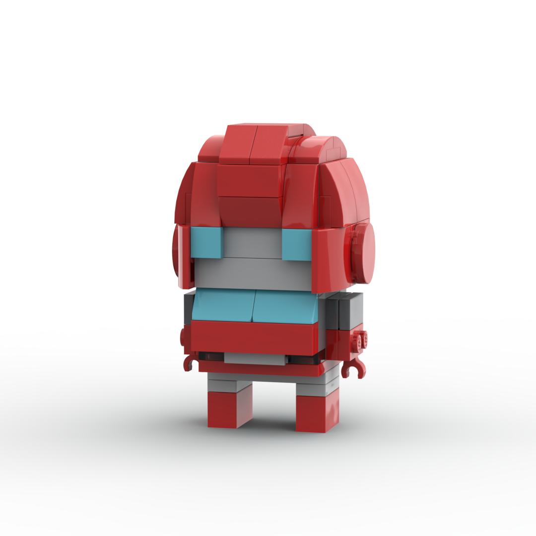 

*Трансформируйте Авто Робота Brickheadz * Звездный крик джаз Prime DIY Просветите MOC блок кирпича набор, совместим с