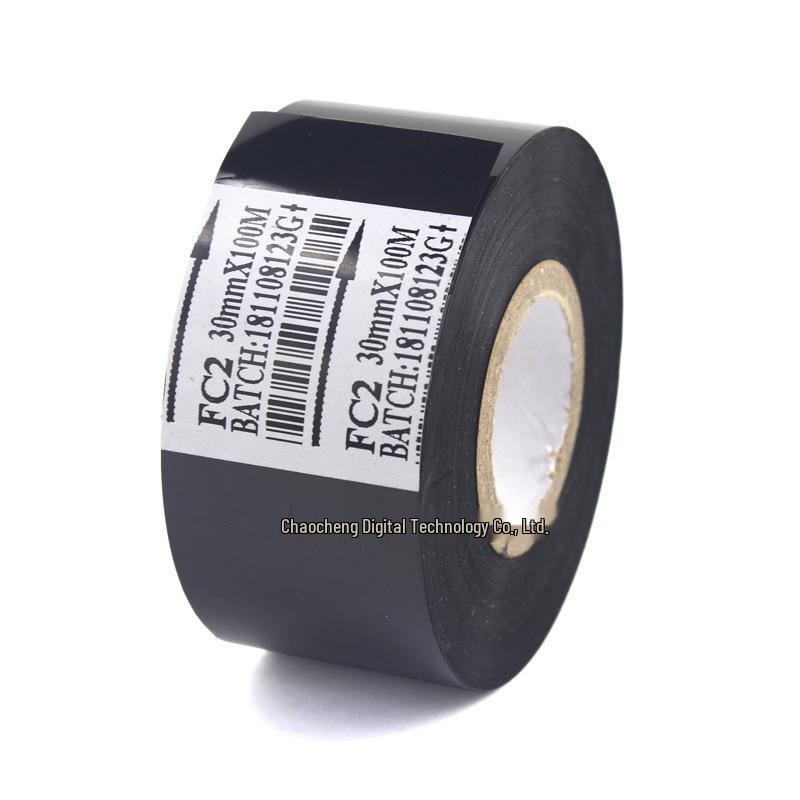 FC2 30mm Hot Stamping Ribbon for Date Labeling Machine, 25/35/100m