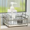 Sponge Rag Rack Dishcloth Drying Rack Sink Faucet Detergent Sponge Holder   for Kitchen Countertop