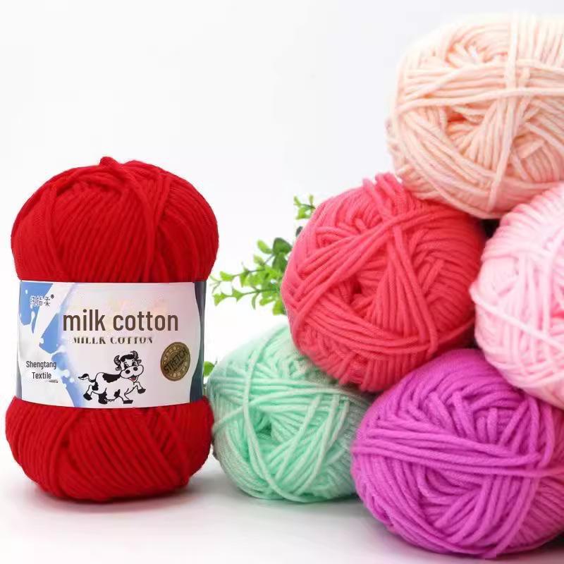 Sheng Tang 5-Strand Milk Cotton Yarn for Baby Crafts