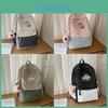 Broderie Veveriță Animal de Desene Animate Mic Proaspăt Rucsac pentru Copii Cu Model Geometric Pentru Utilizare Zilnică