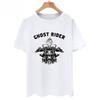 Marvel Ghost Rider Superhero Joint Summer Comfort Short Sleeve Sports Casual Popular Short Sleeve Half Sleeve T-Shirt Trend Top