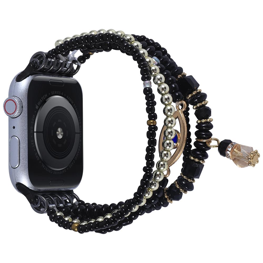 Watch Strap for Apple Watch Series 10 Ultra 9 8 7 SE 6 5 4 3 2 1 46mm 49mm 45mm 44mm 42mm Eye Design Beads Bracelet Wrist Band