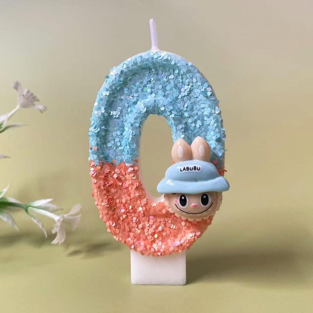 Creative Handmade Digital Candle Birthday Cake for Party Birthday, Cute Candle Accessories for Children's Birthday Celebration