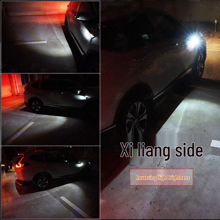 Smoked Black Car Fender Decoration & Reversing Assist Upgrade