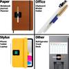 Colorful Self-Adhesive PU Leathers Pen Clip Pencil Elastic Loop Cover Rings for Diary Planner Clip Notebooks Journals