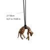 Stylish Enamel Panther Clavicle Necklace Dainty Collarbone Chain For Women Trendy Accessory Gift For Her