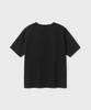 Bellie Variant Henley Neck T-Shirt - Washed Black
