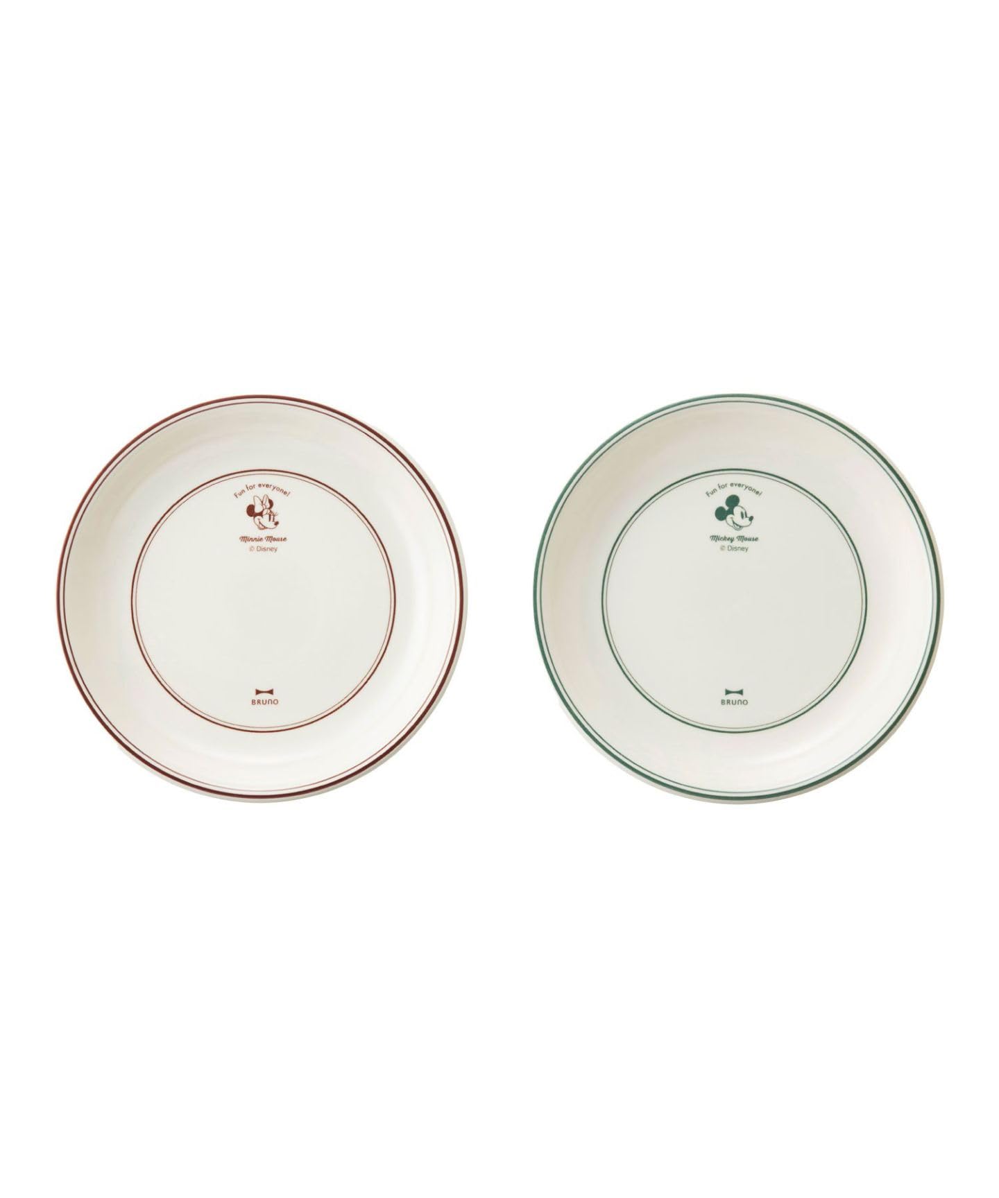 

BRUNO DISNEY Diner Plate Set No (Other, Size) BHK316-SET-RDxGR