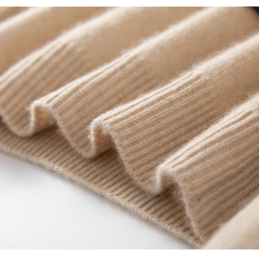 Women's Slimming Loose Fit Cashmere Sweater - Autumn/Winter Pullover