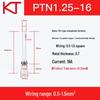 Kaisheng Pin Type Bare End Terminal Copper Crimp Connector, Purple, PTN1.25-10-12-13-16-18.