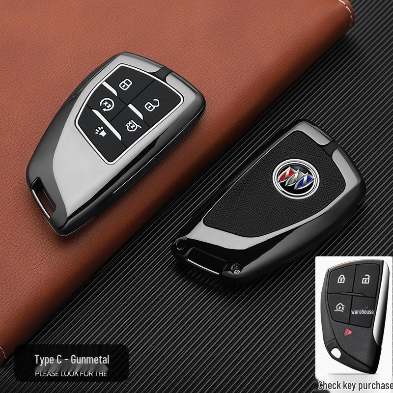 Buick Encore S Key Case: Fashionable Car Key Bag with Decorative Buckle.