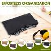 6pcs Tool Bag Zipper Pouch Utility Multipurpose Storage Organizer Tool Pouches with Carabiner Metal Zipper for Tools, Stationary
