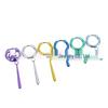 F136 Titanium Water Drop Pendant Earrings & G23 Titanium Anodized Hoop for Body Piercing