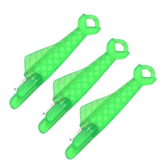 

50 шт., нитевдеватель, автоматическая швейная машина с рыбьим ртом, инструмент для быстрой заправки иглы, легкая ручная швейная петля, нитевдеватели с саморезом 50pcs зелёный