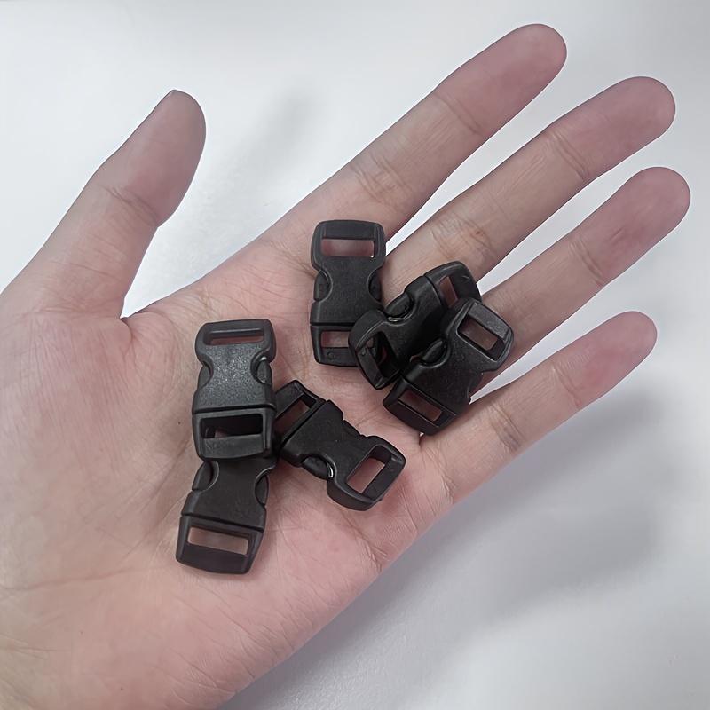 10pcs 10mm diameter contour side release for bracelet plastic buckle DIY pet release buckle clip and backpack repair with buckle