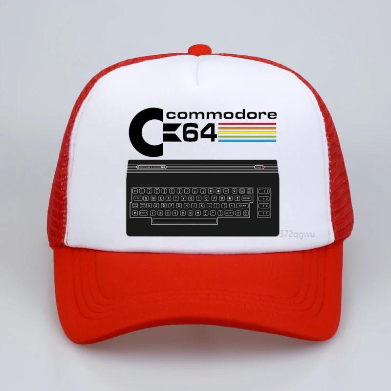 Commodore 64 Baseball Cap Summer Unisex Women Casual Sun Hats Fashion Mesh Adjustable Snapback Hat Gorras