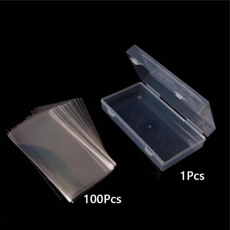 Flat Pocket Plastic Storage Banknotes Bags Money Protection Box Case-Collection