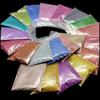 New Holographic Nail Glitter Powder Laser Rainbow Chrome Nail Powder Linear Glitter Diamond Nail Art Glitter Facepaint