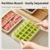 Detachable Food Storage Box 4/8/24 Grids Fresh Keeping Container Ice Cube Molds  Food Fresh Keeping