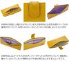 Framework Genuine Leather Long Wallet with Coin Gloss Purse, Gold, Women's, FW-42032-23