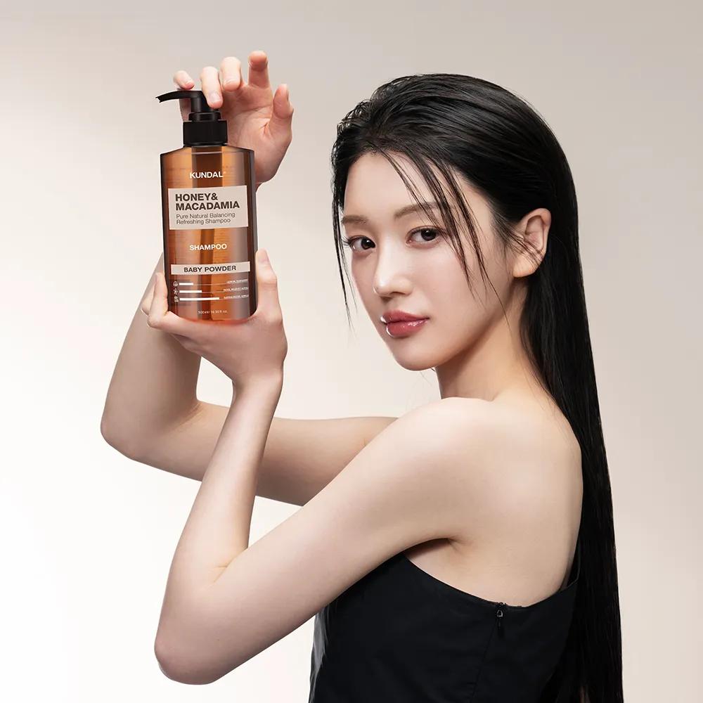 KUNDAL Honey & Macadamia Nature Shampoo 500ml (3 Options) Baby Powder