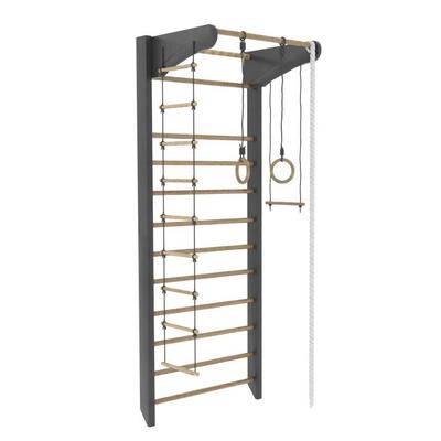 Children's Sport Gymnastics Ladder Black MAŁPISZON EU