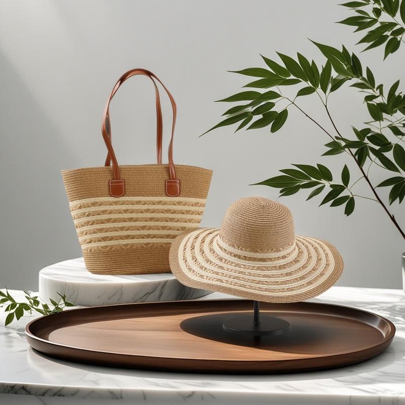 Schulter Strohtasche Mode Damen Tasche Große Kapazität Tragetasche