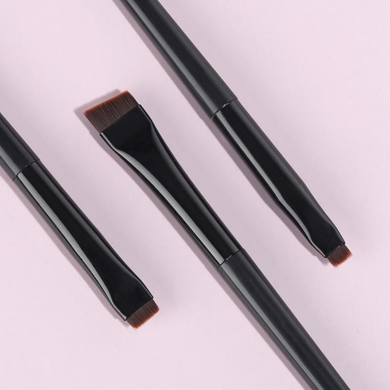 3 Brush Set Eyeliner Brushes for Eyebrows and Eyes