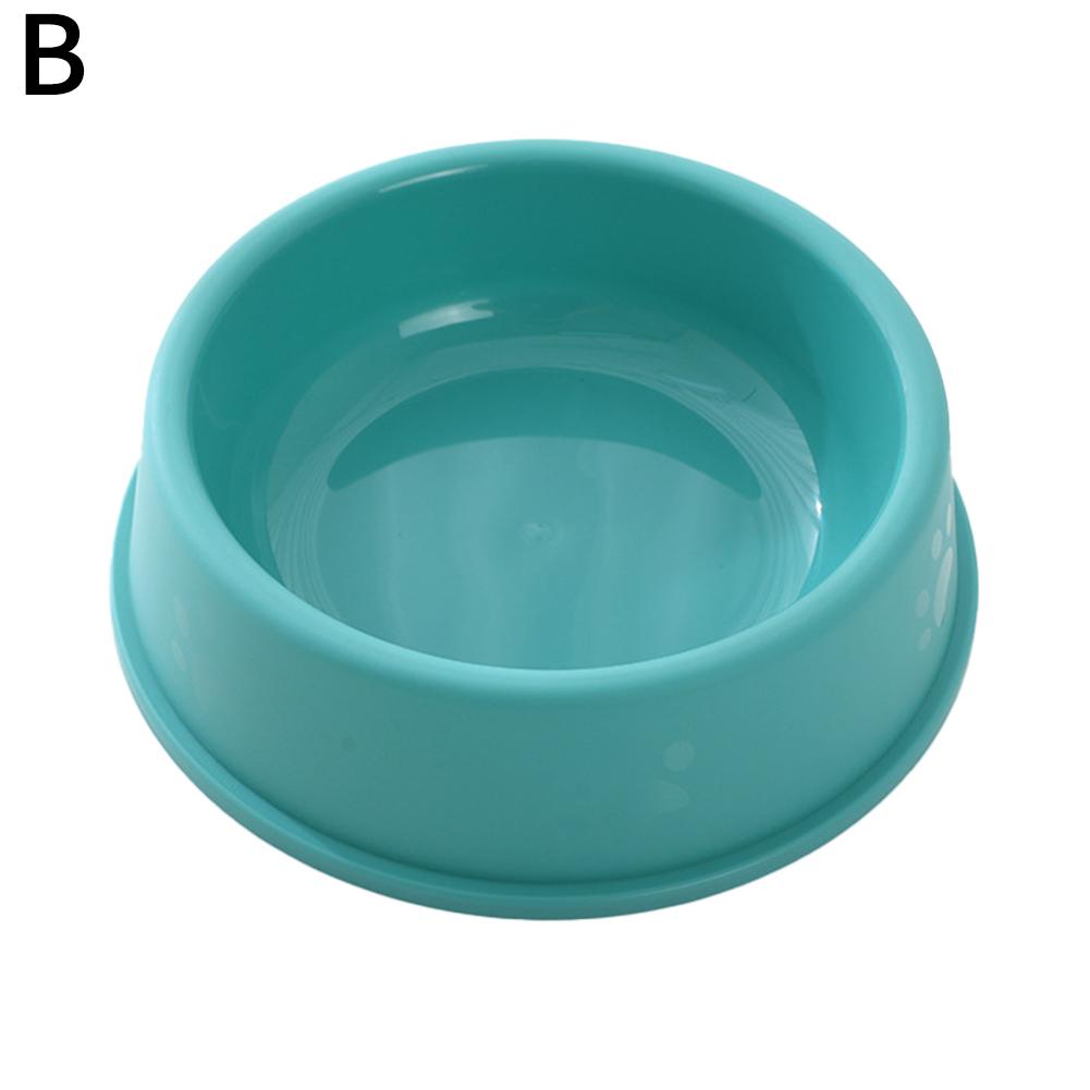 High Quality Solid Color Pet Bowl Candy Color Lightweight Plastic Single Bowl Dog Cat Pet Bowl Pet Feeding Bowl Set