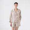 Linen Two Piece Set Double Breasted Jacket and Shorts Co-ord
