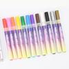 12-Color Nail Art Pen Set: Ultra-Fine Multi-Color DIY Painting & Highlighting Pens