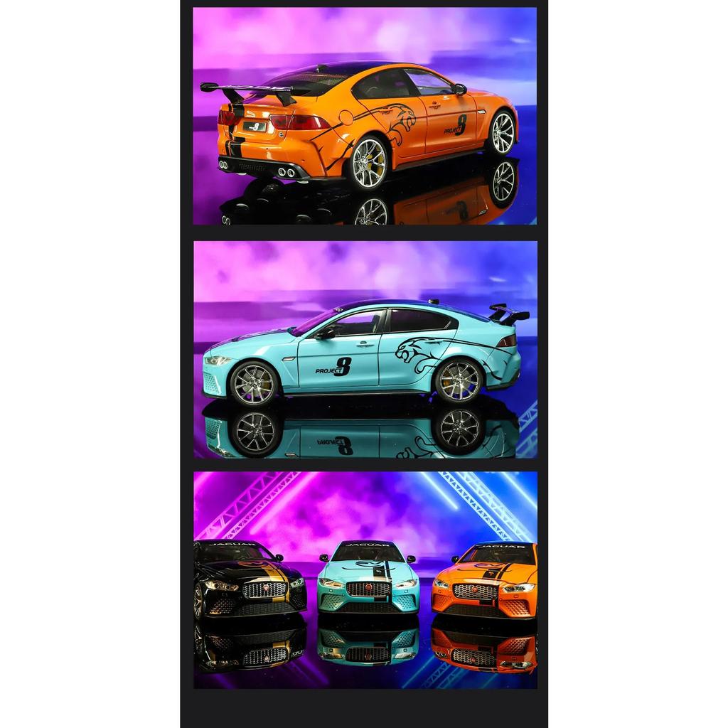 1/18 Jaguar XE SV PROJECT 8 Alloy Sportscar Scale Model Car Diecast Metal Vehicles Simulated Collectibles Childrens Toy Gifts