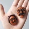 Koreanisches traditionelles Souvenir Hahoe-Maske Kühlschrankmagnet-Set 4 Stück