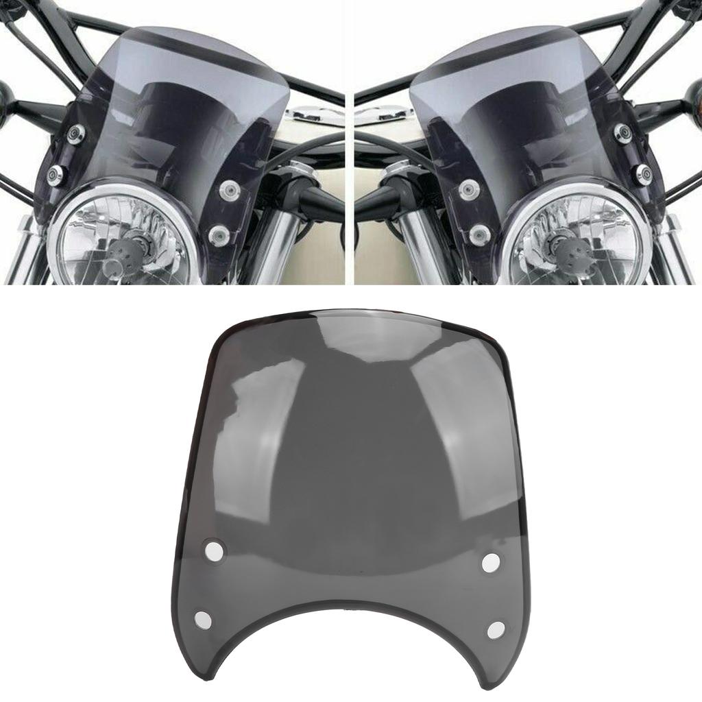 Motorcycle   Retrofit Vintage for 5‑7in Motor Headlights Windscreen PC Material